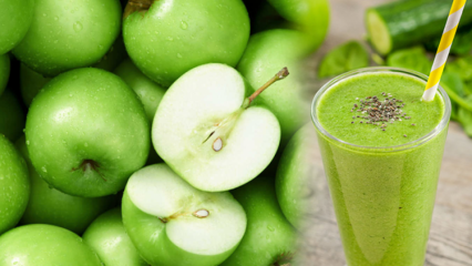 ¿Cuáles son los beneficios de las manzanas verdes? Si bebe jugo de manzana verde y pepino con regularidad ...