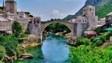 ¿Dónde está el puente de Mostar? ¿En qué país se encuentra el puente de Mostar? ¿Quién construyó el puente de Mostar?