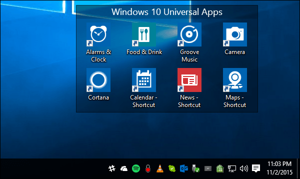 6 Atajos de aplicaciones universales de Windows 10