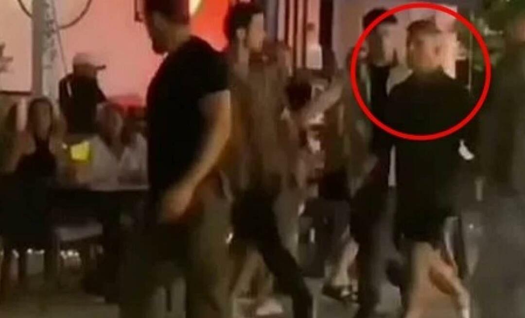 Interesante imagen de Özcan Deniz en las calles de Alaçatı: caminaba con 10 guardaespaldas