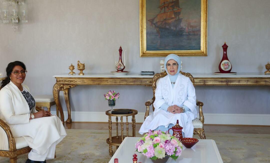 La Primera Dama Erdoğan se reunió con la hija de Malcolm X, İlyasa Şahbaz