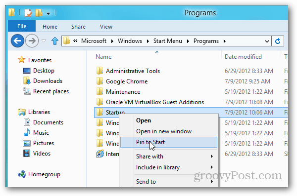 Windows 8 pin para comenzar