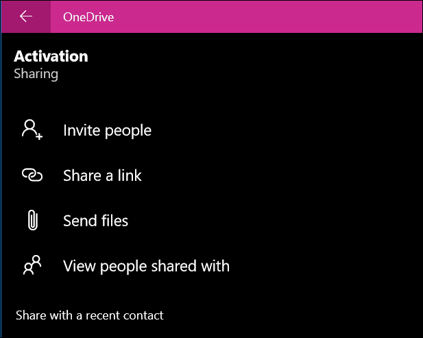 Aplicación OneDrive windows 10 8