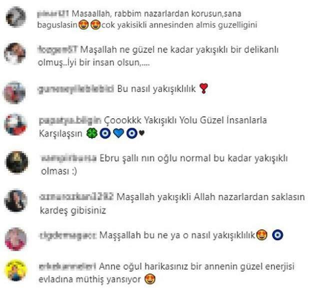 ¡Ebru Şallı compartió a su hijo de 18 años! Ese cuadro se llenó de comentarios...
