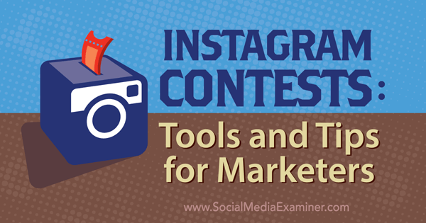 herramientas y consejos del concurso de instagram
