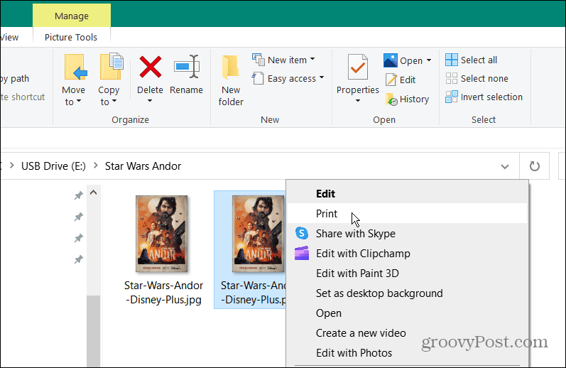 Convertir un PNG a PDF en Windows