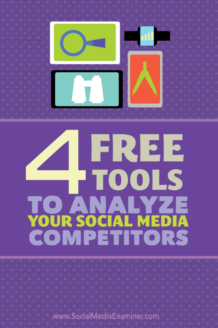 cuatro herramientas para analizar a la competencia en las redes sociales