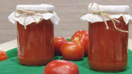 ¿Cómo hacer salsa de tomate para el invierno en casa? La forma más fácil de hacer salsa de tomate.