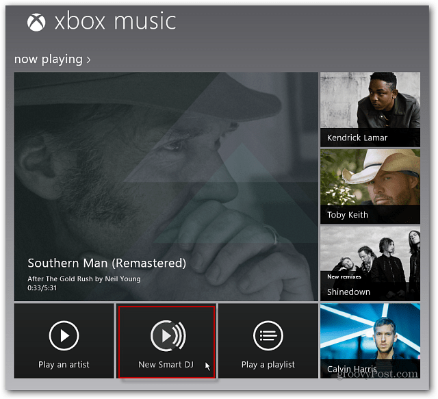 Cómo usar Xbox Music Smart DJ en Windows 8