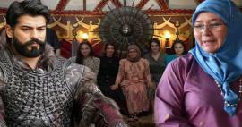 ¡La reina de Malasia, Tunku Azizah, visitó el set de la Fundación Osman! 'Estás dando una lección de historia'