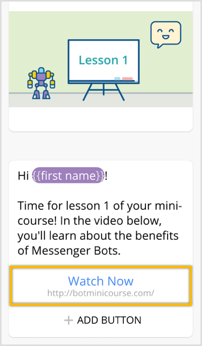 crear secuencia para el bot de Messenger con Chatfuel