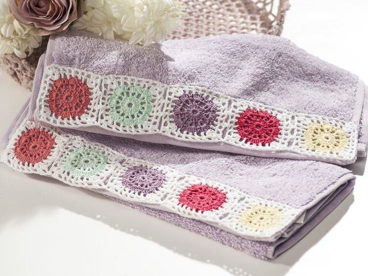 Cómo tejer el borde de una toalla
