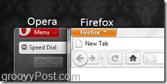 comparación de botones de opera firefox