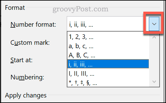 Establecer las referencias de notas al pie y notas al final en Word