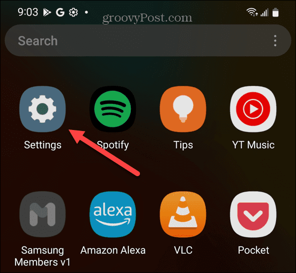 configuración de Android
