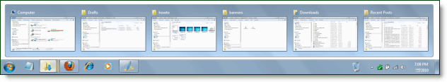 Lea cómo hacer que la barra de tareas muestre automáticamente la última ventana activa en Windows 7
