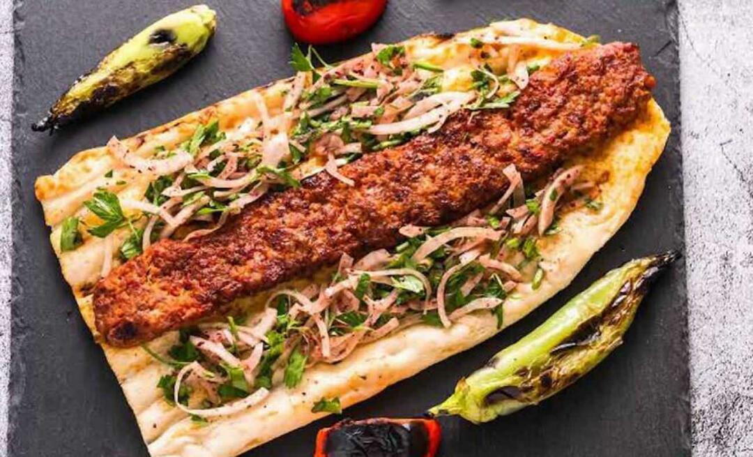¡Harbiye Kebab que sabrá como si comieras en el restaurante! ¿Cómo hacer Harbiye Kebab?