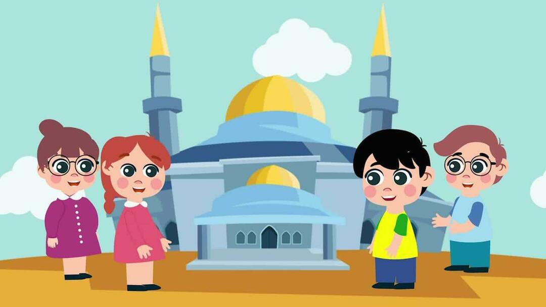 Cómo explicar a los niños Jerusalén, dónde nuestra primera qibla es Masjid al-Aqsa
