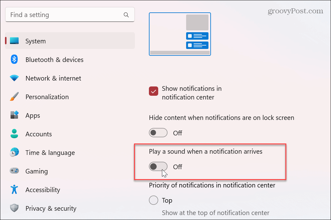 Desactivar los sonidos de notificación de aplicaciones en Windows
