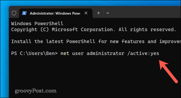 Habilitar administrador en Windows 11