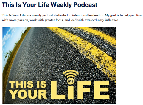 este es tu programa de podcasts de vida