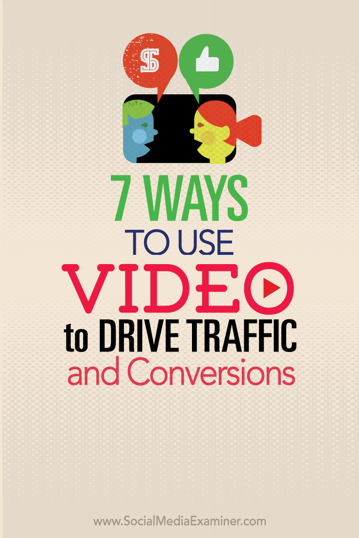 7 formas de usar el video para generar tráfico y conversiones: examinador de redes sociales