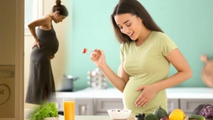 ¡Alimentos que hacen que el bebé aumente de peso durante el embarazo! ¿Por qué el feto no aumenta de peso?
