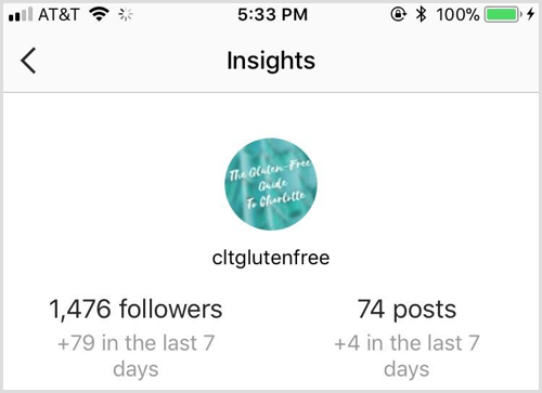 Descripción general de Instagram Insights