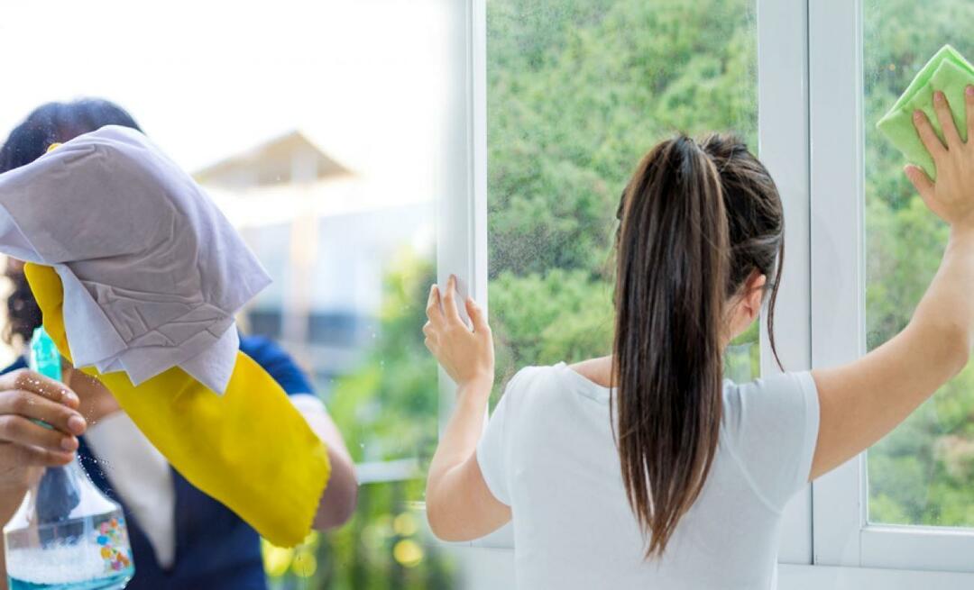 ¿Cómo se limpian las ventanas? ¡Una mezcla que no deja manchas al limpiar el cristal! Para evitar que las ventanas retengan agua de lluvia.