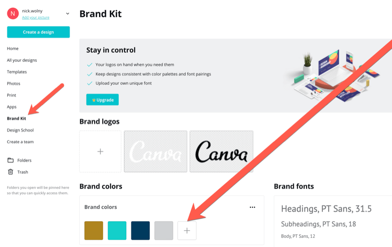 pasos para usar Canva para crear gráficos de marca para la historia de Instagram en un evento en vivo