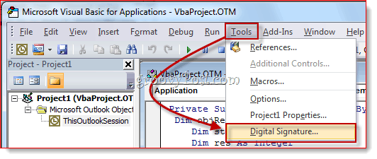 Crear un certificado digital autofirmado en Office 2010`