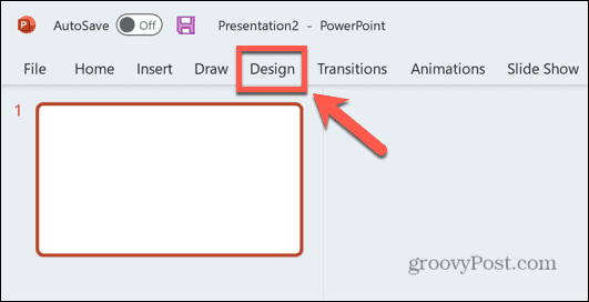 menú de diseño de powerpoint