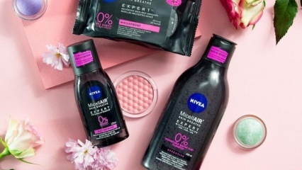 Revisión del agua de limpieza de maquillaje experta NIVEA MicellAIR