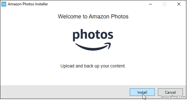 Instale la aplicación de escritorio de Amazon Photos
