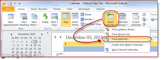 Google Calendar para Outlook 2010`