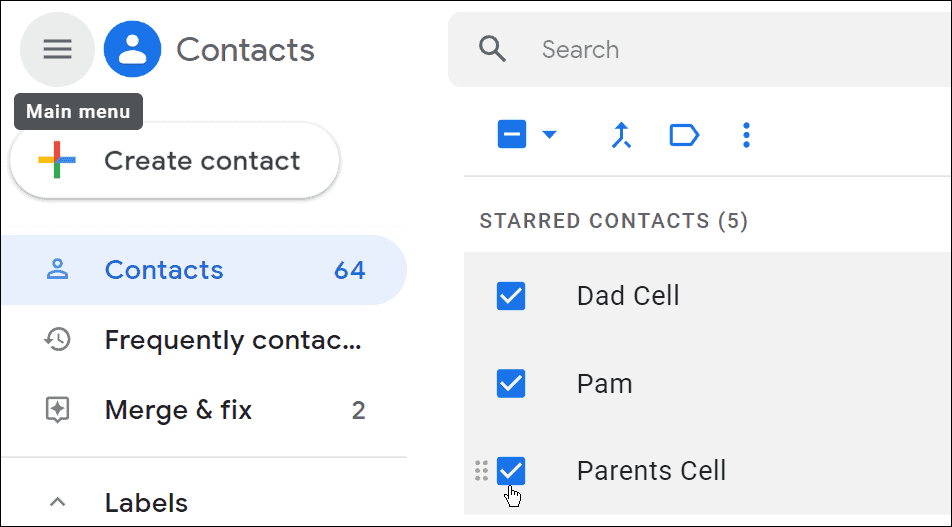 verificar contactos crear una lista de correo electrónico grupal en gmail