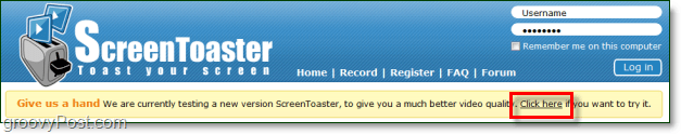 Cómo hacer videos de captura de pantalla gratis en línea usando ScreenToaster