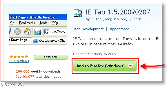 Descargar IE Tab para Firefox