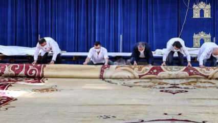 Finaliza la restauración de la alfombra más grande de los Palacios Nacionales