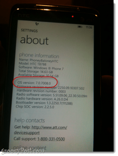 copiar y pegar con Windows Phone 7 7.0.7390.0