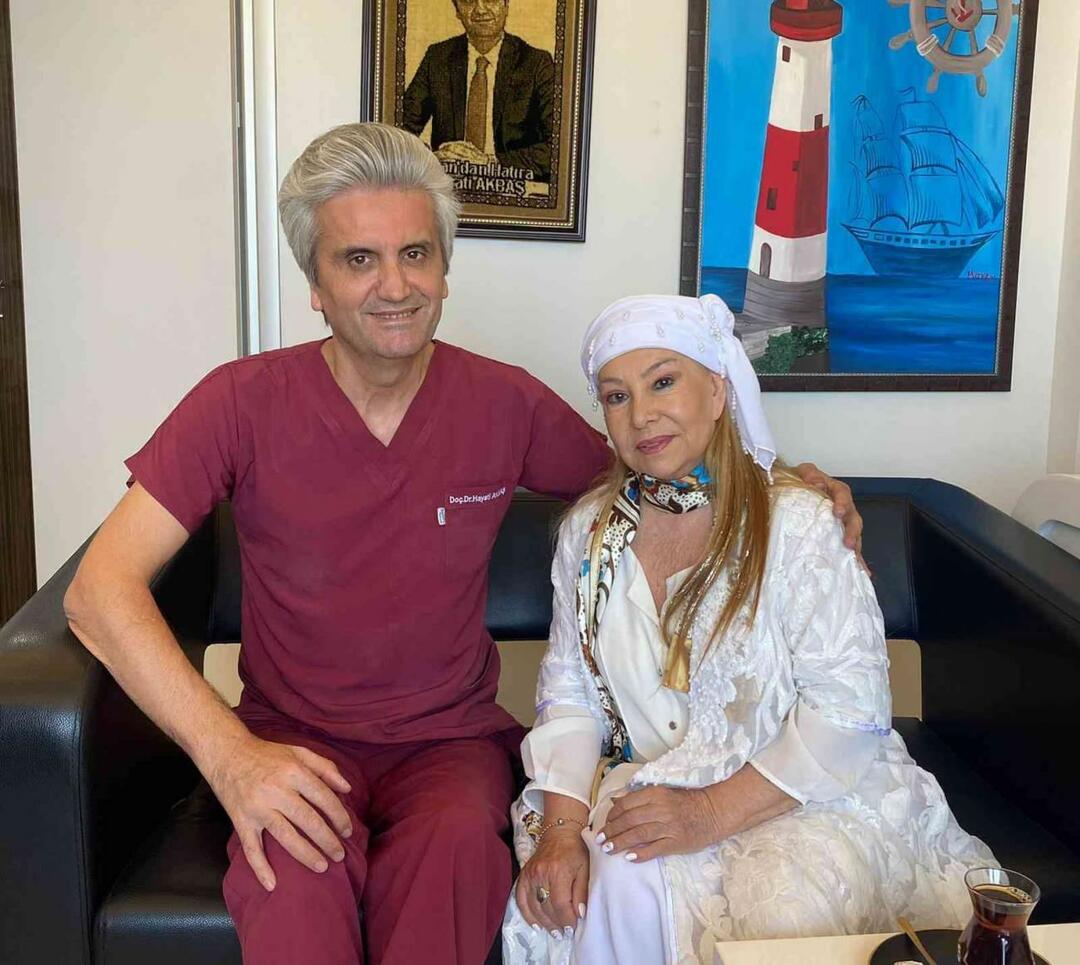 ¡Bedia Akartürk, de 81 años, pasó por el quirófano! primera vez visto