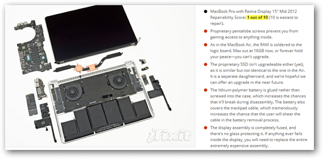 Los expertos consideran la nueva MacBook Pro una pesadilla de reparación