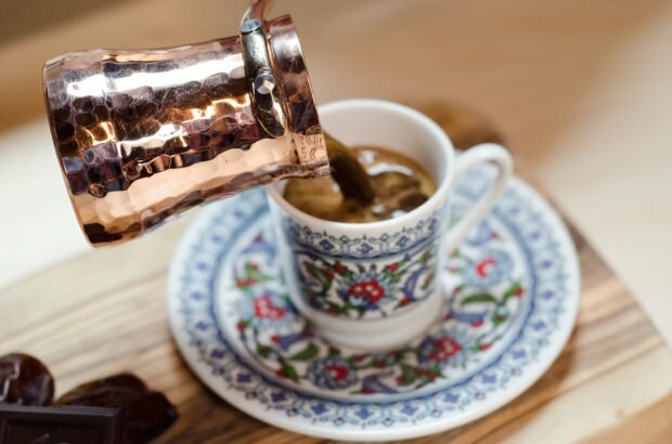 práctico café turco