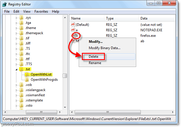 Cómo quitar programas del menú "Abrir con" en Windows 7
