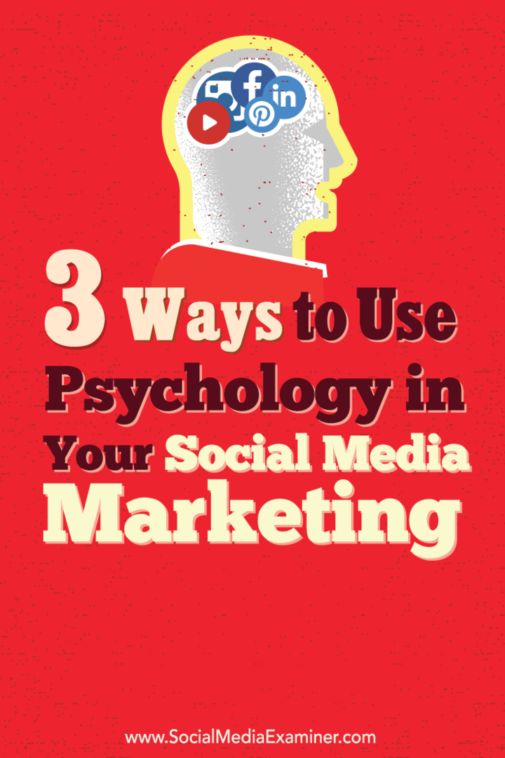 principios de marketing psicológico y redes sociales