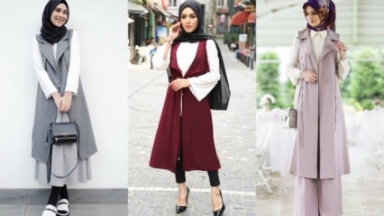 Combinaciones de chalecos para mujeres hijab