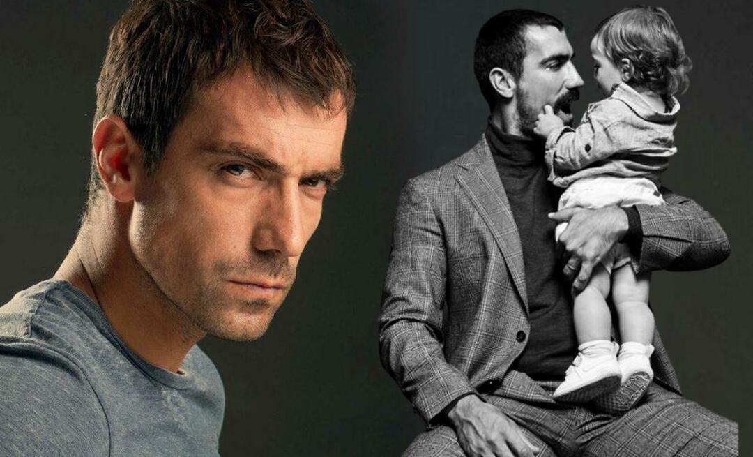 ¡Ibrahim Çelikkol compartió a su hijo! Los que vieron a Ali se sorprendieron.