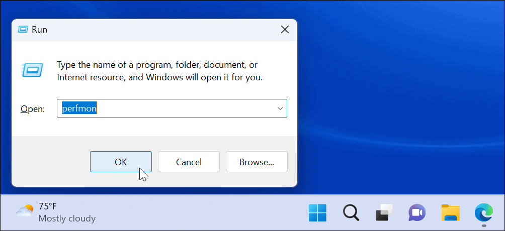 Monitor de rendimiento en Windows 11