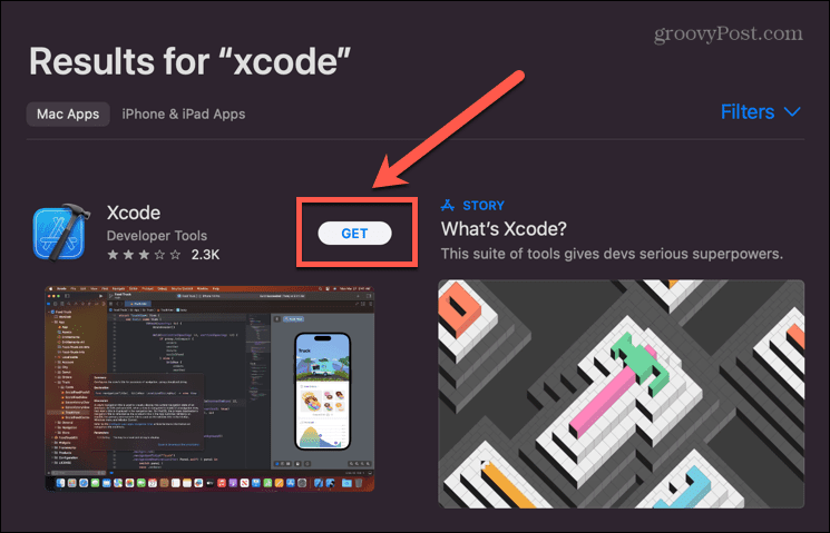 tienda de aplicaciones obtener xcode