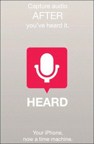 Escuchado: Nueva aplicación de iPhone Constant Records Audio para reproducir los últimos cinco minutos
